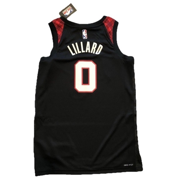 Nike Damian Lillard #0 Portland Trail Blazers NBA Rip City Edition Jersey SM NWT - Picture 5 of 8